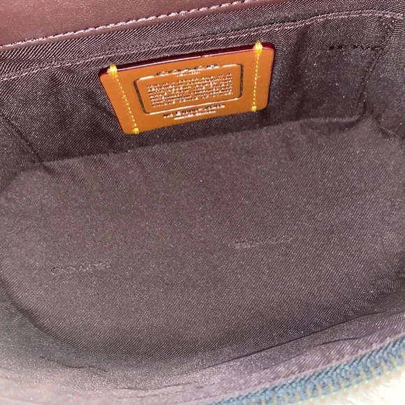 Coach Crystal Selena Gomez Trial Bag/Keychain “NOT PERFECT ALWAYS ME” 2pc Set - Picture 7 of 11